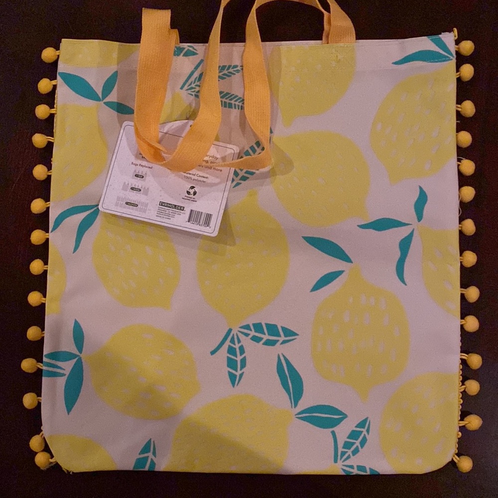 Lemon Tote Bag New with Tags Shopper
